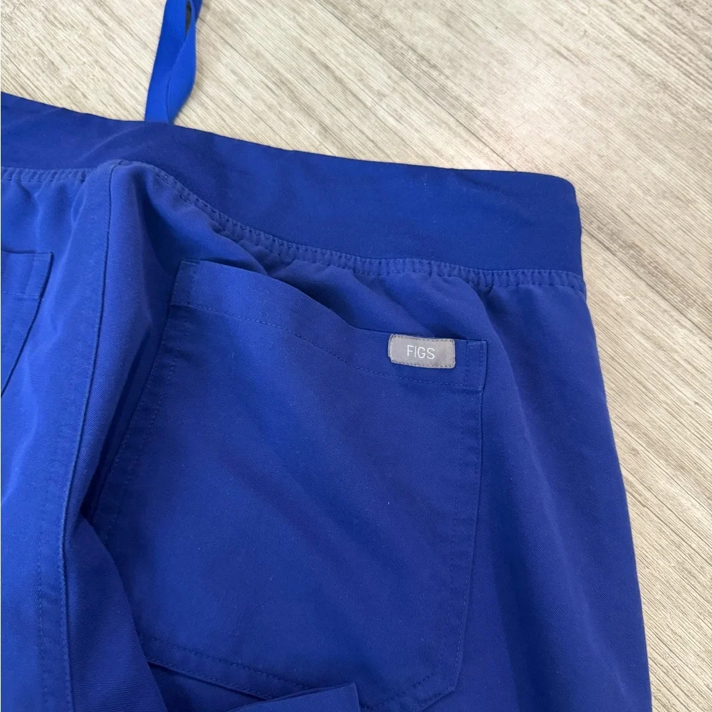 Figs women’s blue Scrub Pants - Picture 3 of 5